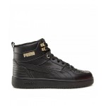Puma 387592-01 MID Sneaker Rebound Rugged Herren  black/gold